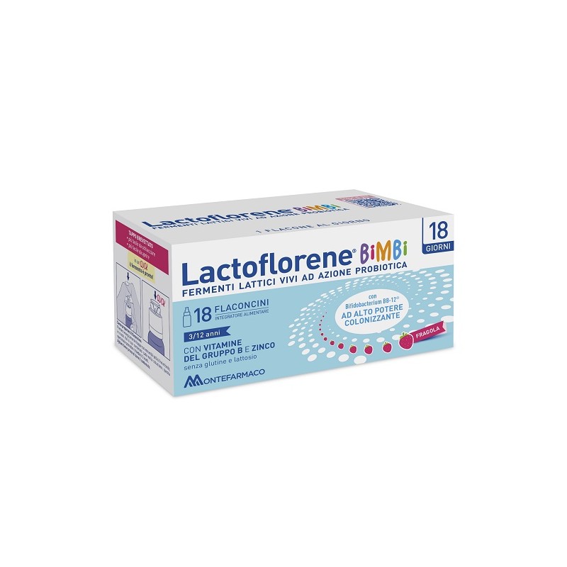 Lactoflorene Bimbi Integratore Fermenti Lattici 18 Flaconcini da 10ml Lactoflorene Bimbi Integratore Fermenti Lattici 18 Flaconcini da 10ml