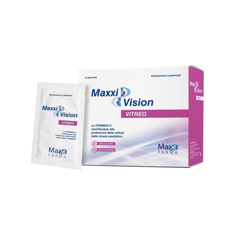 Maxxivision Vitreo integratore per salute oculare e tessuti connettivi 20 bustine da 5 g
