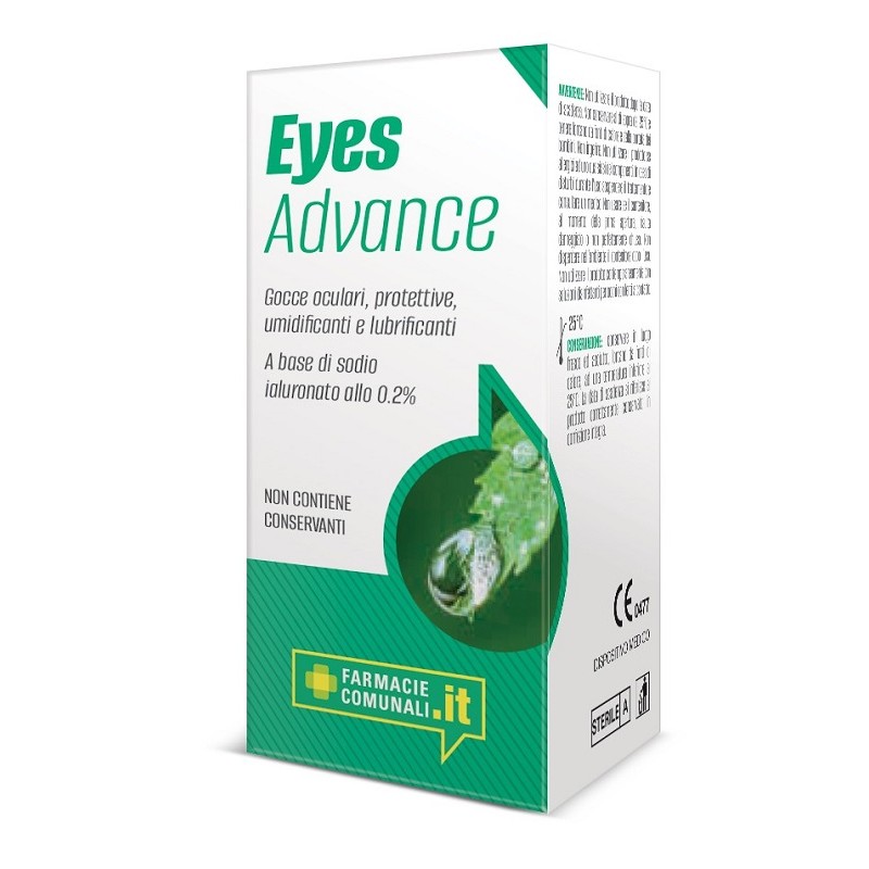 Eyes Advance Gocce Oculari Protettive Umidificanti Lubrificanti per Occhi Secchi Flacone da 10ml Eyes Advance Gocce Oculari Protettive Umidificanti Lubrificanti per Occhi Secchi Flacone da 10ml