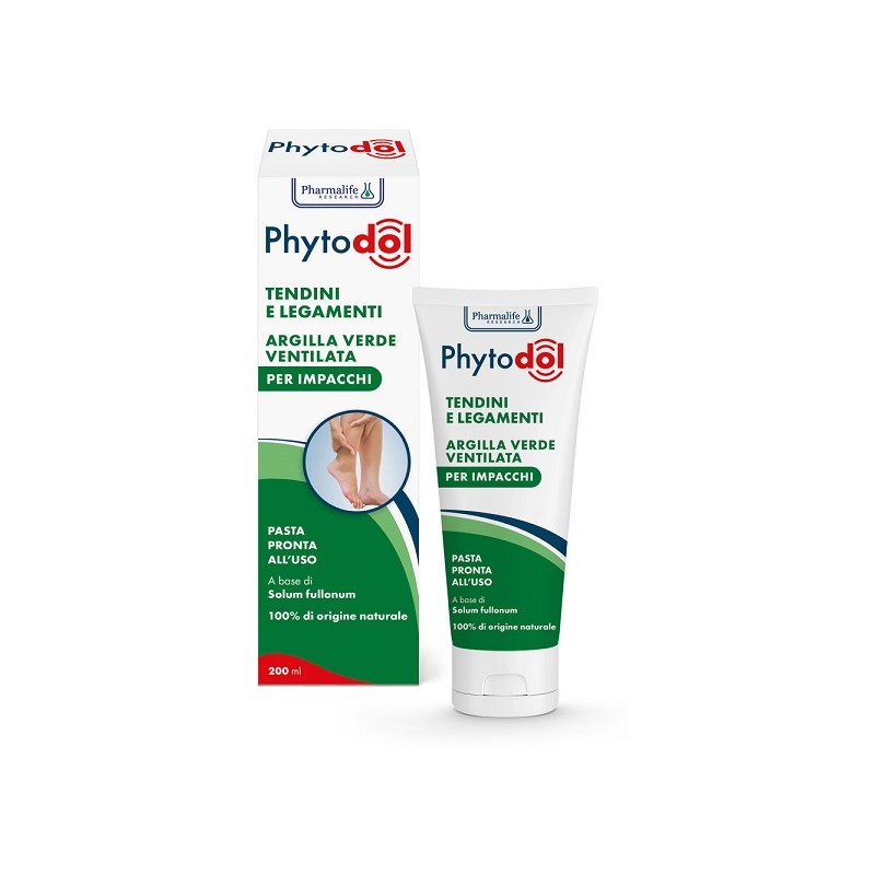 Phytodol Tendini e Legamenti Argilla Verde Ventilata per Sollievo Tendini e Legamenti 200 ml