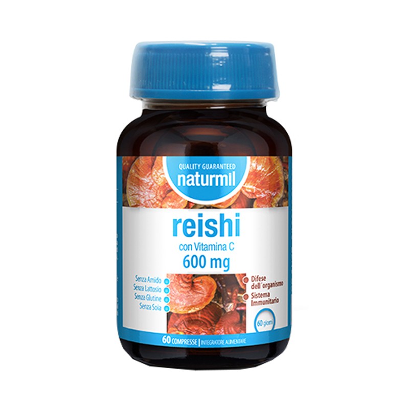 Naturmil Reishi 600 mg per Difese Immunitarie 60 Compresse