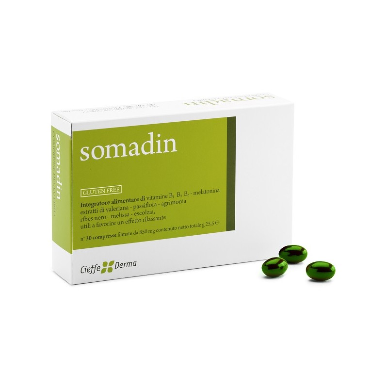 Somadin 30 Softgel per Sonno e Rilassamento 30 Softgel Somadin 30 Softgel per Sonno e Rilassamento 30 Softgel
