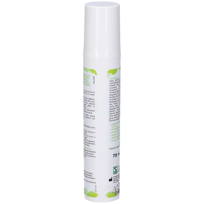 Pack ufficiale del prodotto Pido Kind Lozione contro pidocchi e lendini 75 ml con pettine incluso Pack ufficiale del prodotto Pido Kind Lozione contro pidocchi e lendini 75 ml con pettine incluso