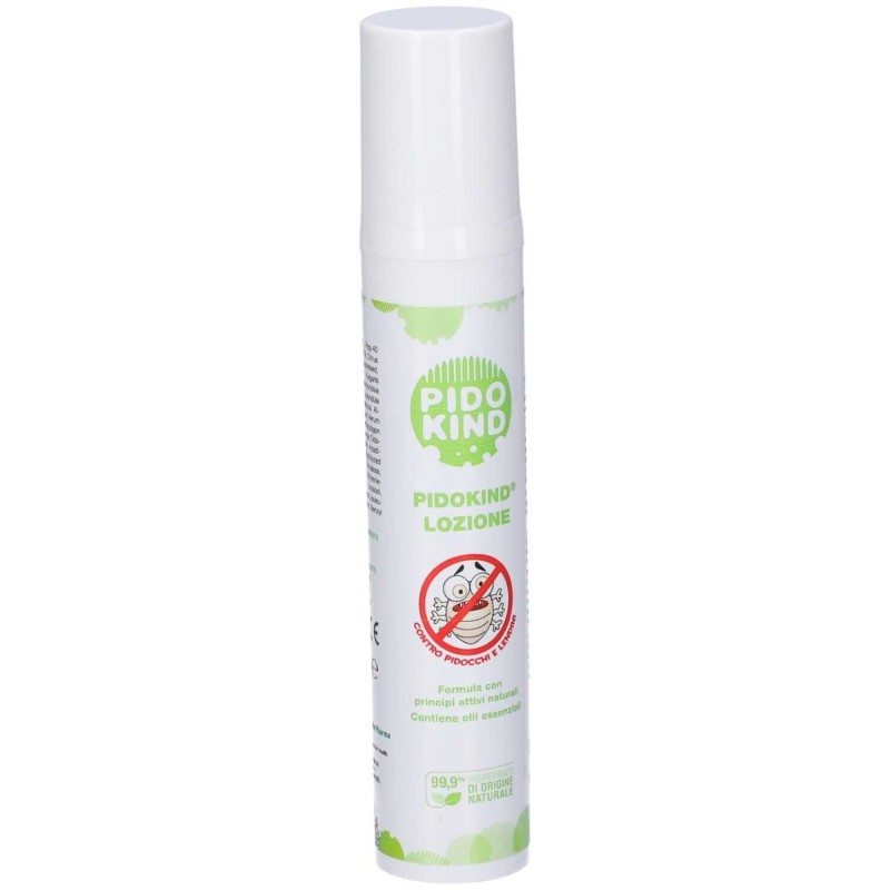 Pack ufficiale del prodotto Pido Kind Lozione contro pidocchi e lendini 75 ml con pettine incluso Pack ufficiale del prodotto Pido Kind Lozione contro pidocchi e lendini 75 ml con pettine incluso