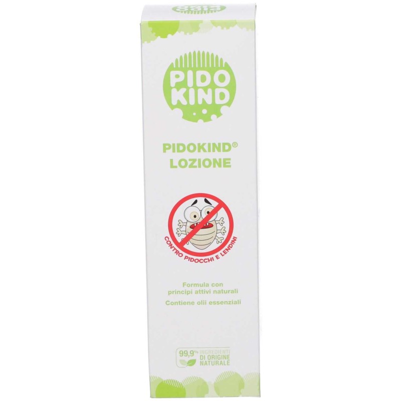 Pack ufficiale del prodotto Pido Kind Lozione contro pidocchi e lendini 75 ml con pettine incluso Pack ufficiale del prodotto Pido Kind Lozione contro pidocchi e lendini 75 ml con pettine incluso