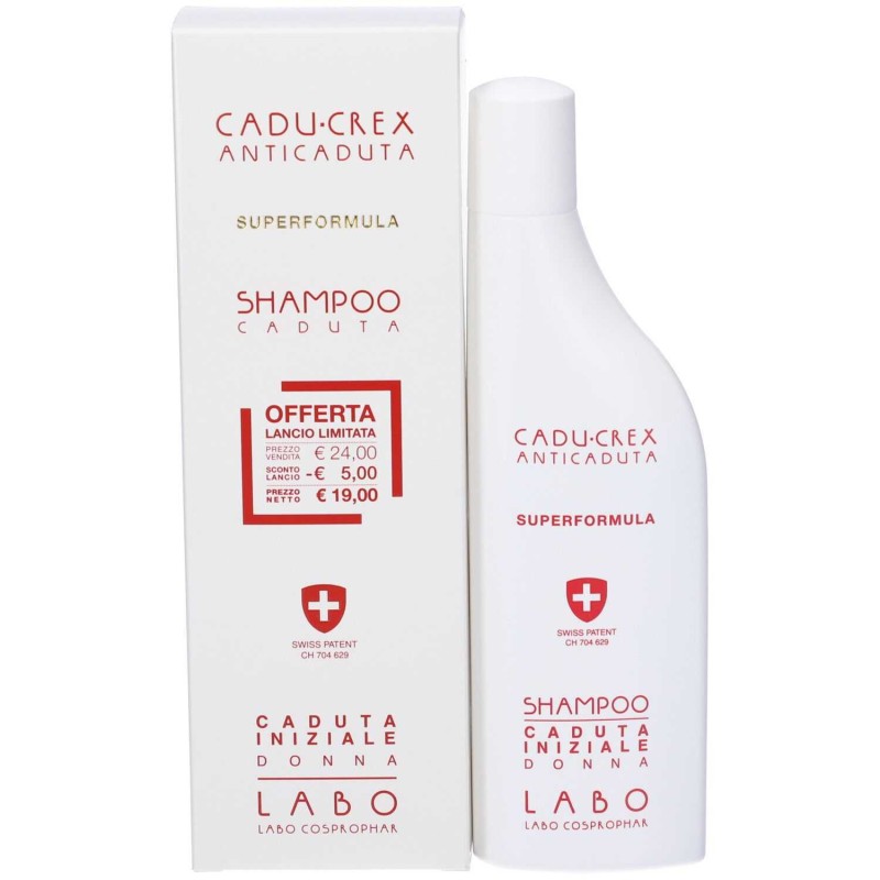 Confezione sigillata di Labo Shampoo Cadu-Crex Donna Shampoo Caduta Iniziale 150 ml | Anticaduta Confezione sigillata di Labo Shampoo Cadu-Crex Donna Shampoo Caduta Iniziale 150 ml | Anticaduta