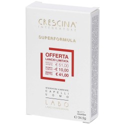Presentazione grafica di Crescina Integratore Ri-Crescita Uomo per Capelli 30 Compresse Presentazione grafica di Crescina Integratore Ri-Crescita Uomo per Capelli 30 Compresse