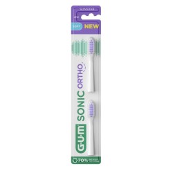 Formato di Gum Sonic Ortho Refill Testine di Ricambio per Spazzolino Elettrico 2 Testine Soft Formato di Gum Sonic Ortho Refill Testine di Ricambio per Spazzolino Elettrico 2 Testine Soft