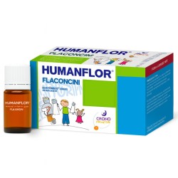Formato di Humanflor Integratore Alimentare per l'Equilibrio della Flora Intestinale 10 Flaconcini Formato di Humanflor Integratore Alimentare per l'Equilibrio della Flora Intestinale 10 Flaconcini