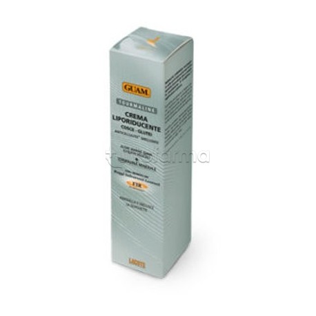 Guam Tourmaline Crema Liporiducente FIR 200ml Trattamento Anticellulite Cosce e Glutei