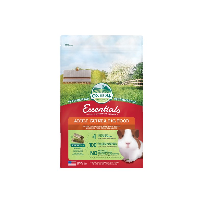 Oxbow Adult Guinea Pig Food 2,27 Kg Alimento completo per cavie adulte Oxbow Adult Guinea Pig Food 2,27 Kg Alimento completo per cavie adulte