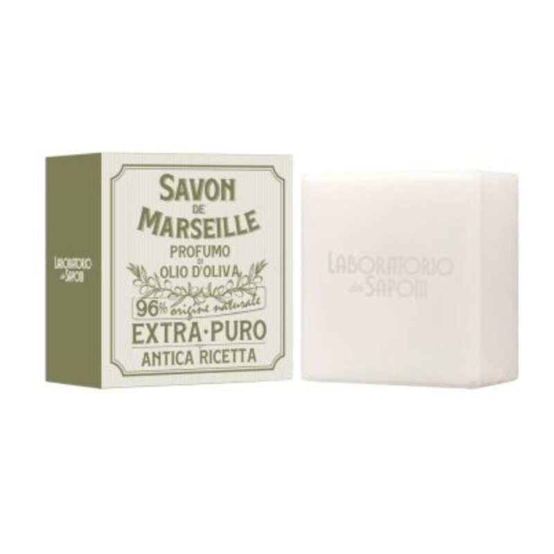 saponetta di Laboratorio dei Saponi Sapone Marsiglia Vegano all'Olio d'Oliva 100g saponetta di Laboratorio dei Saponi Sapone Marsiglia Vegano all'Olio d'Oliva 100g