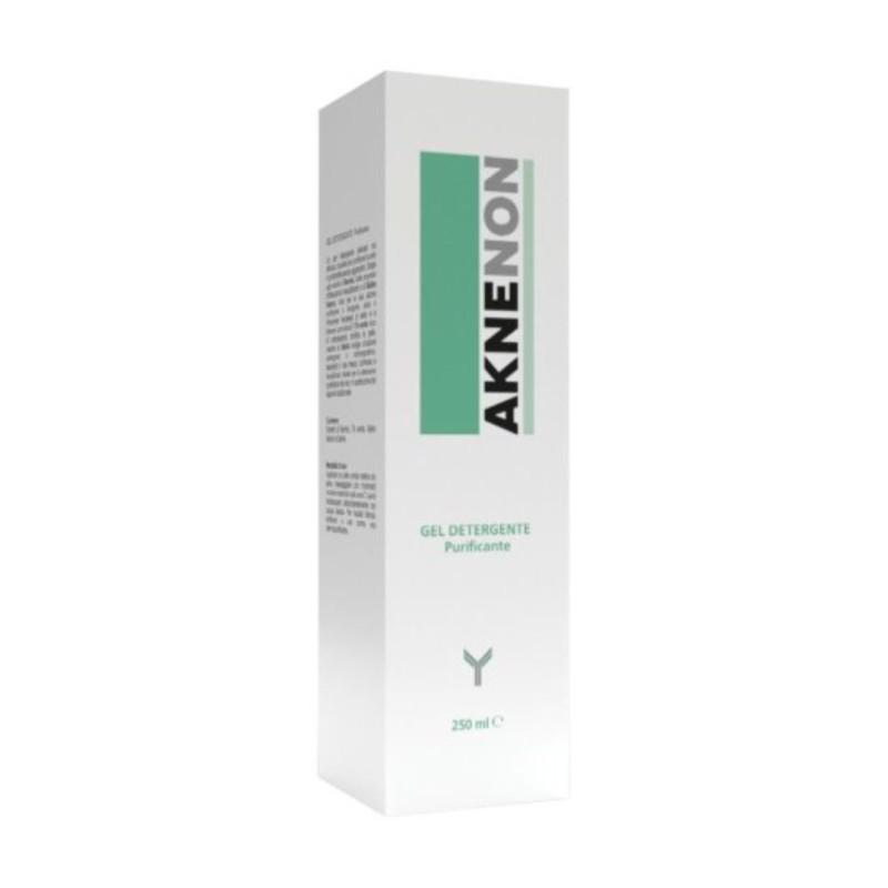 Formato di Aknenon Gel Detergente Purificante per Pelle Grassa 250ml – Detersione Quotidiana e Pelle Luminosa