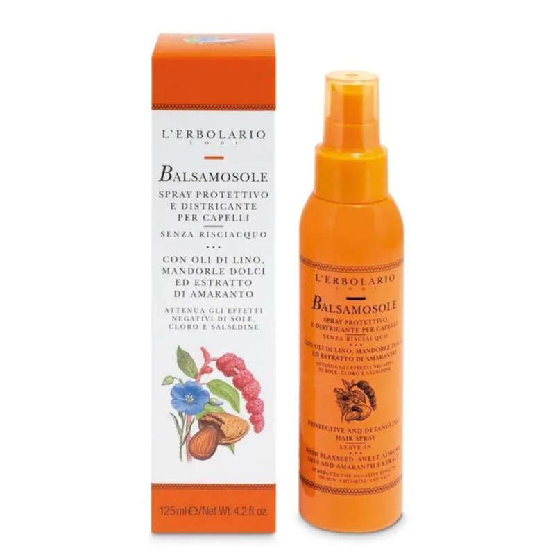 Formato di L'Erbolario Balsamosole Spray Protettivo Districante per Capelli 125 Ml Formato di L'Erbolario Balsamosole Spray Protettivo Districante per Capelli 125 Ml