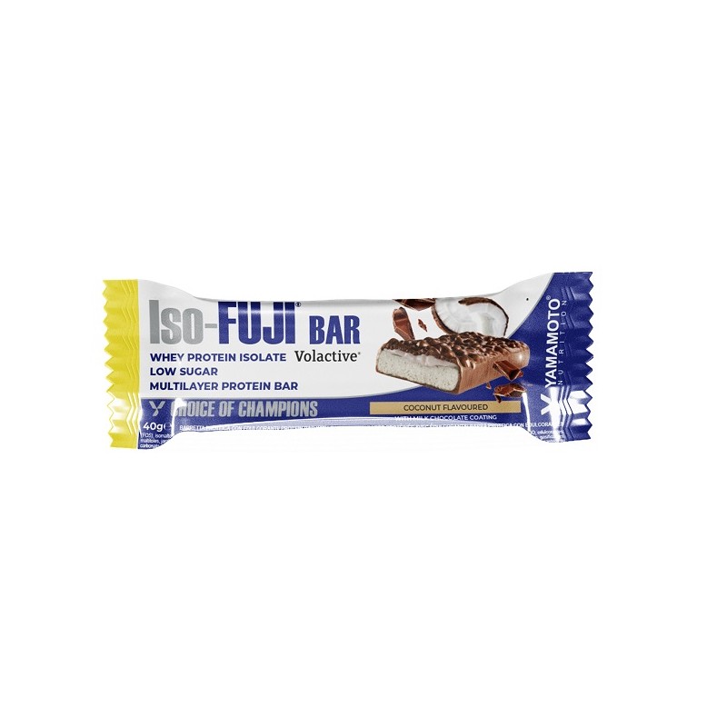 Yamamoto Nutrition Iso Fuji Bar cocco per Snack Proteico 40g