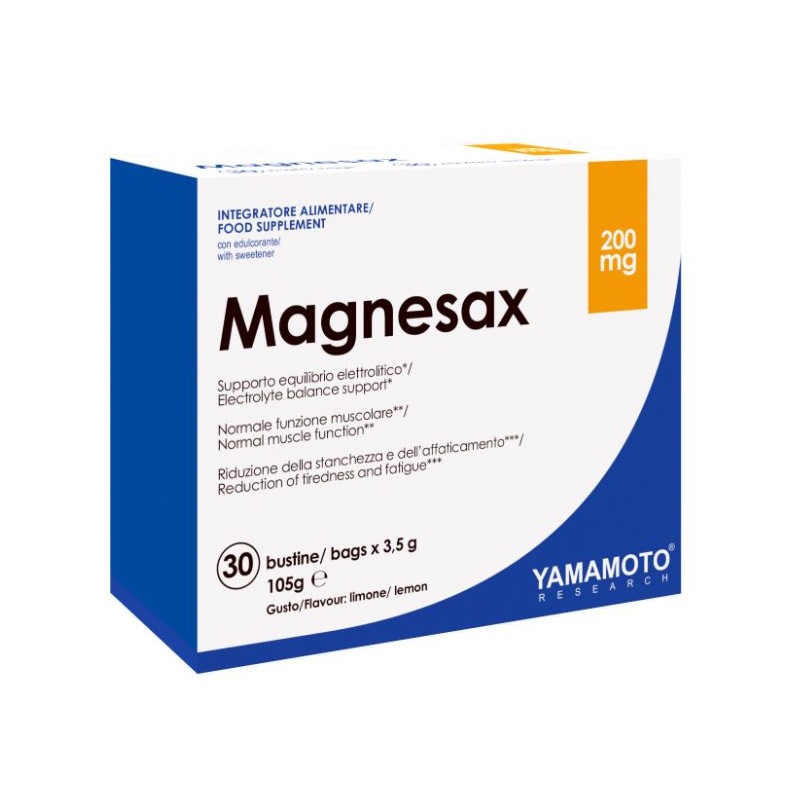 Yamamoto Research Magnesax integratore magnesio per energia e muscoli 30 bustine Yamamoto Research Magnesax integratore magnesio per energia e muscoli 30 bustine