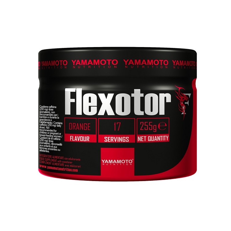 Flexotor Yamamoto Nutrition pre-workout per energia e concentrazione barattolo 255 g Flexotor Yamamoto Nutrition pre-workout per energia e concentrazione barattolo 255 g