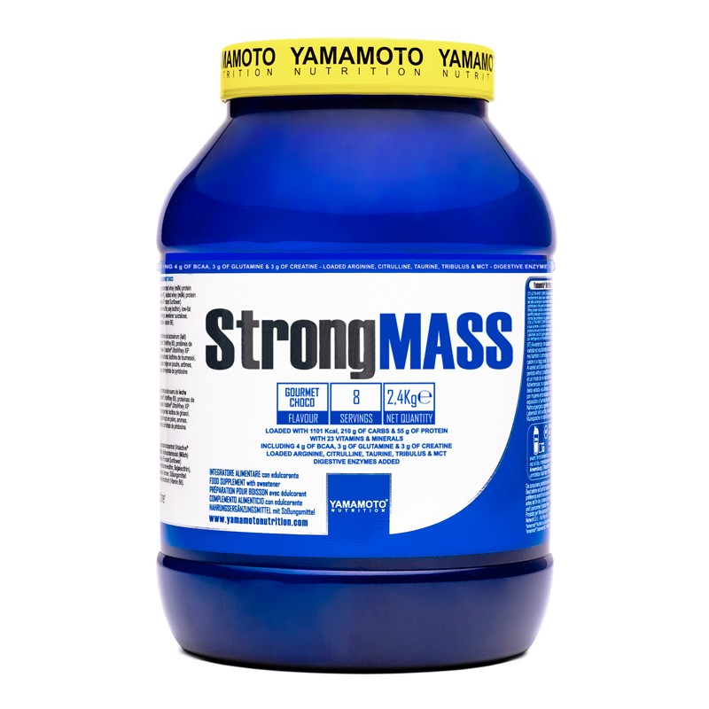 Yamamoto Nutrition Strongmass per Massa Muscolare e Recupero 2,4 kg Cioccolato
