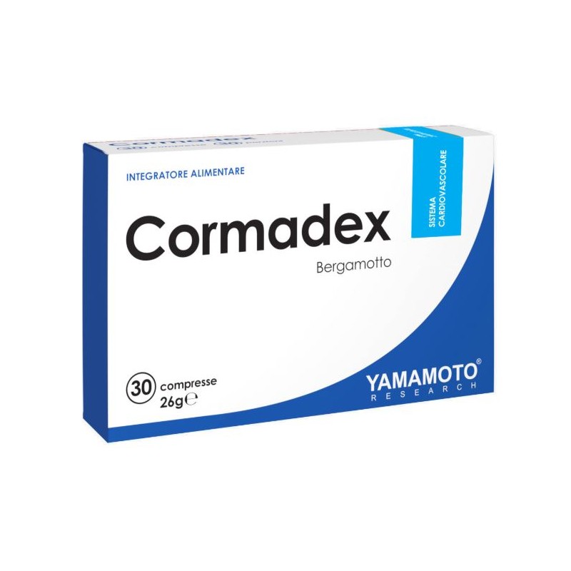 Yamamoto Research Cormadex integratore antiossidante con coenzima Q10 e bergamotto 30 compresse Yamamoto Research Cormadex integratore antiossidante con coenzima Q10 e bergamotto 30 compresse