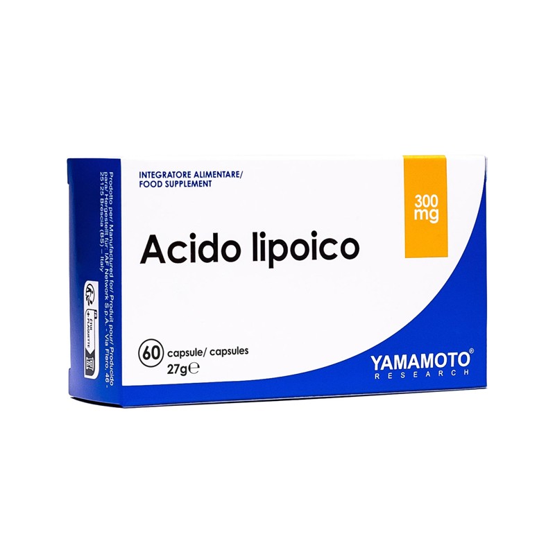 Yamamoto Research Acido Lipoico antiossidante e metabolismo 60 capsule Yamamoto Research Acido Lipoico antiossidante e metabolismo 60 capsule