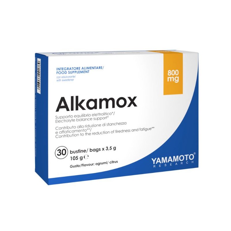 Yamamoto Research Alkamox integratore magnesio e potassio per funzione muscolare 30 bustine Yamamoto Research Alkamox integratore magnesio e potassio per funzione muscolare 30 bustine