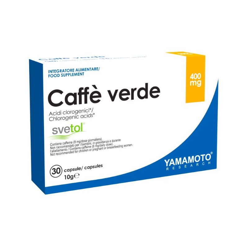Yamamoto Research Caffè Verde integratore per metabolismo e antiossidanti 30 capsule Yamamoto Research Caffè Verde integratore per metabolismo e antiossidanti 30 capsule