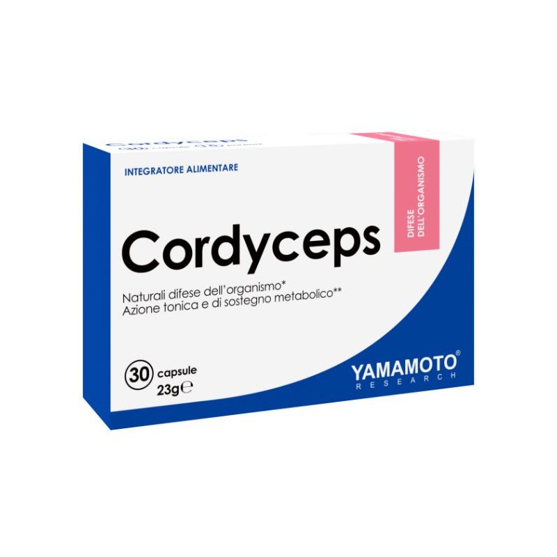 Yamamoto Research Cordyceps per Difese Immunitarie e Vitalità 30 Capsule