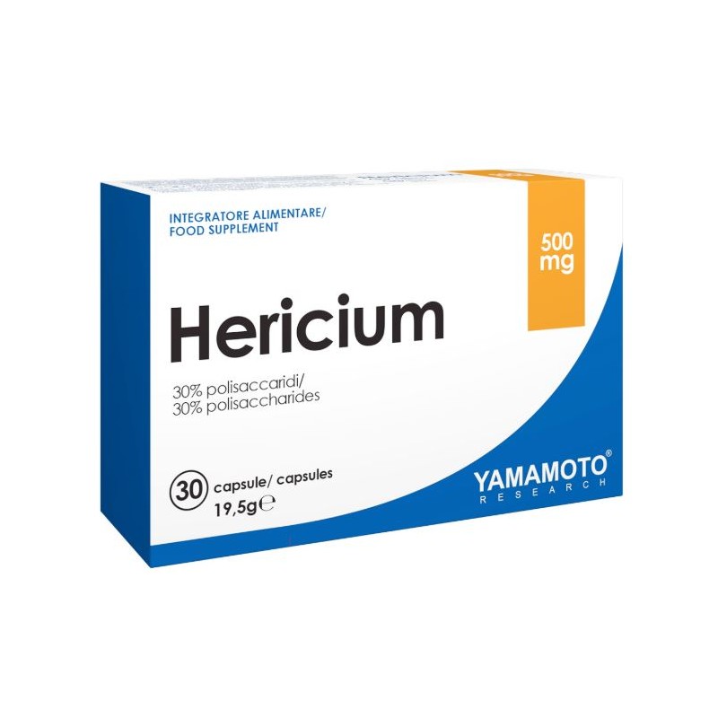 Yamamoto Research Hericium per Benessere Generale e Difese Naturali 30 Capsule Yamamoto Research Hericium per Benessere Generale e Difese Naturali 30 Capsule