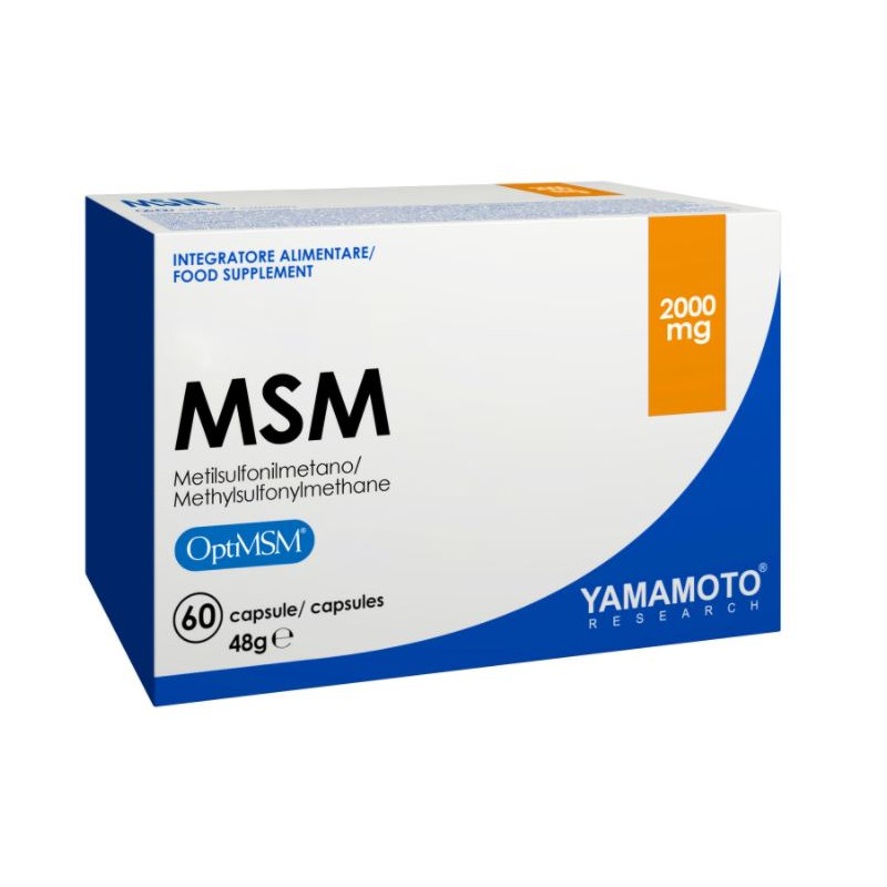 Yamamoto Research Msm integratore per articolazioni e muscoli 60 capsule