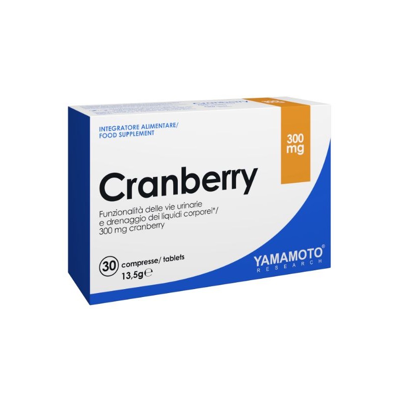 Yamamoto Research Cranberry integratore per vie urinarie 30 compresse Yamamoto Research Cranberry integratore per vie urinarie 30 compresse