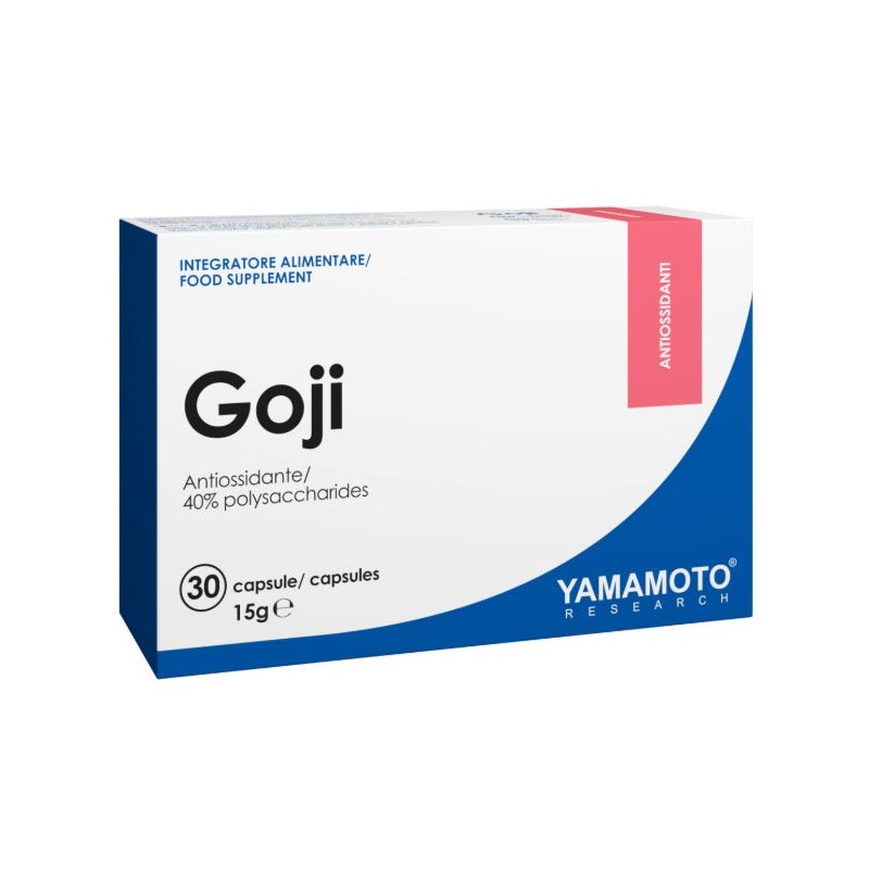 Yamamoto Research Goji integratore antiossidante e difese immunitarie 30 capsule Yamamoto Research Goji integratore antiossidante e difese immunitarie 30 capsule
