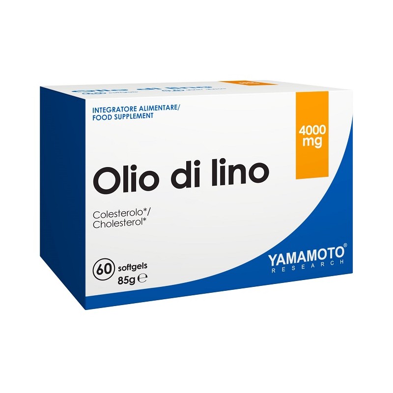 Yamamoto Research Olio di Lino per Colesterolo e Cuore 60 Softgel Yamamoto Research Olio di Lino per Colesterolo e Cuore 60 Softgel