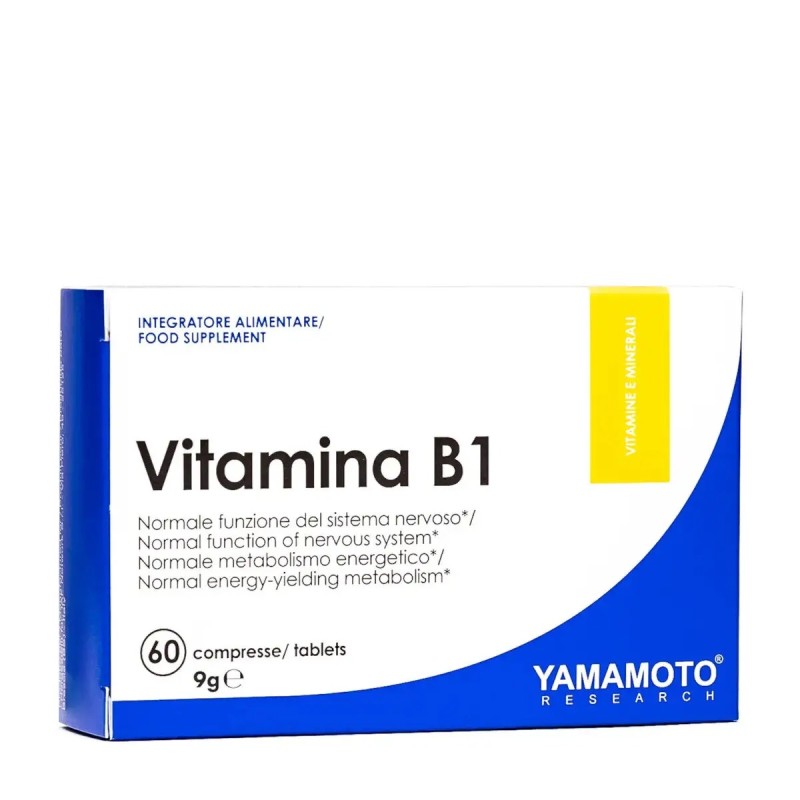 Formato di Yamamoto Research Vitamina B1 Integratore Alimentare 60 Compresse Formato di Yamamoto Research Vitamina B1 Integratore Alimentare 60 Compresse