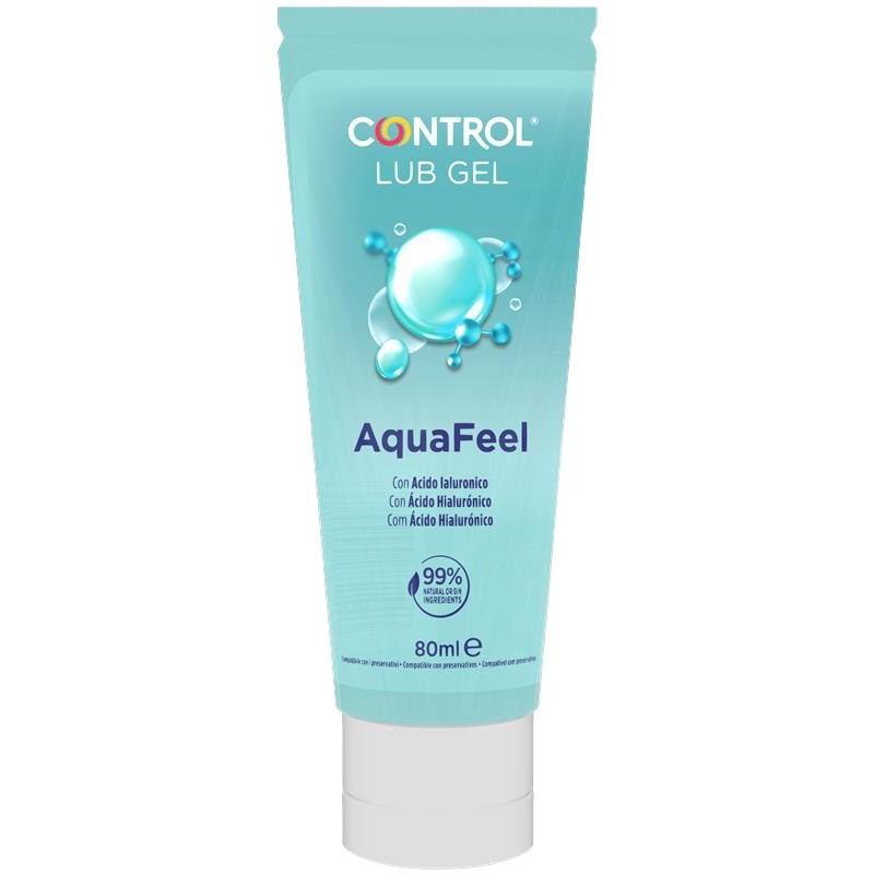Control Aquafeel Gel Lubrificante Intimo Idratante con Acido Ialuronico Tubetto da 80ml Control Aquafeel Gel Lubrificante Intimo Idratante con Acido Ialuronico Tubetto da 80ml