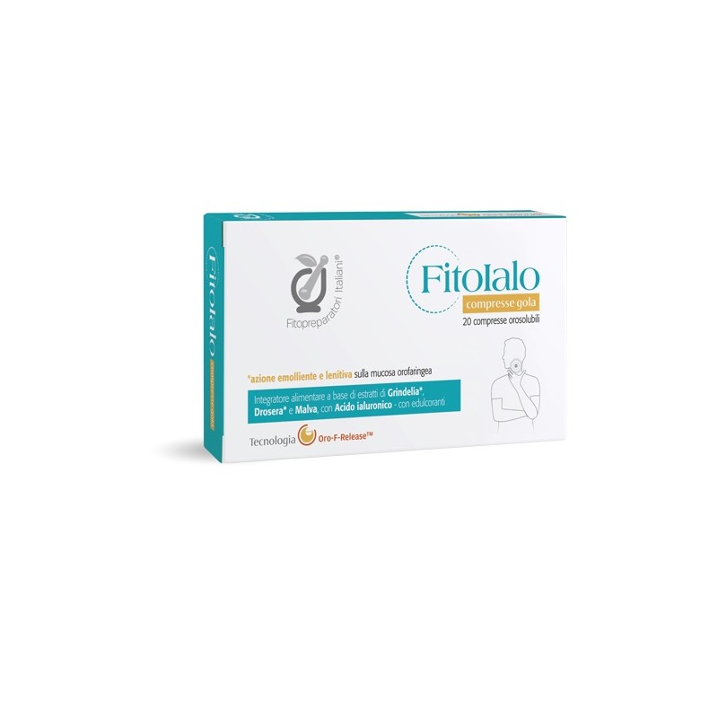 Fitoialo integratore per gola e vie respiratorie 20 compresse orosolubili Fitoialo integratore per gola e vie respiratorie 20 compresse orosolubili