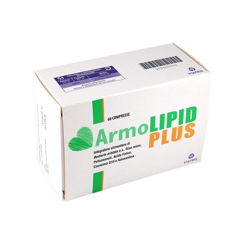 Armolipid Plus integratore per colesterolo e benessere cardiovascolare 60 compresse