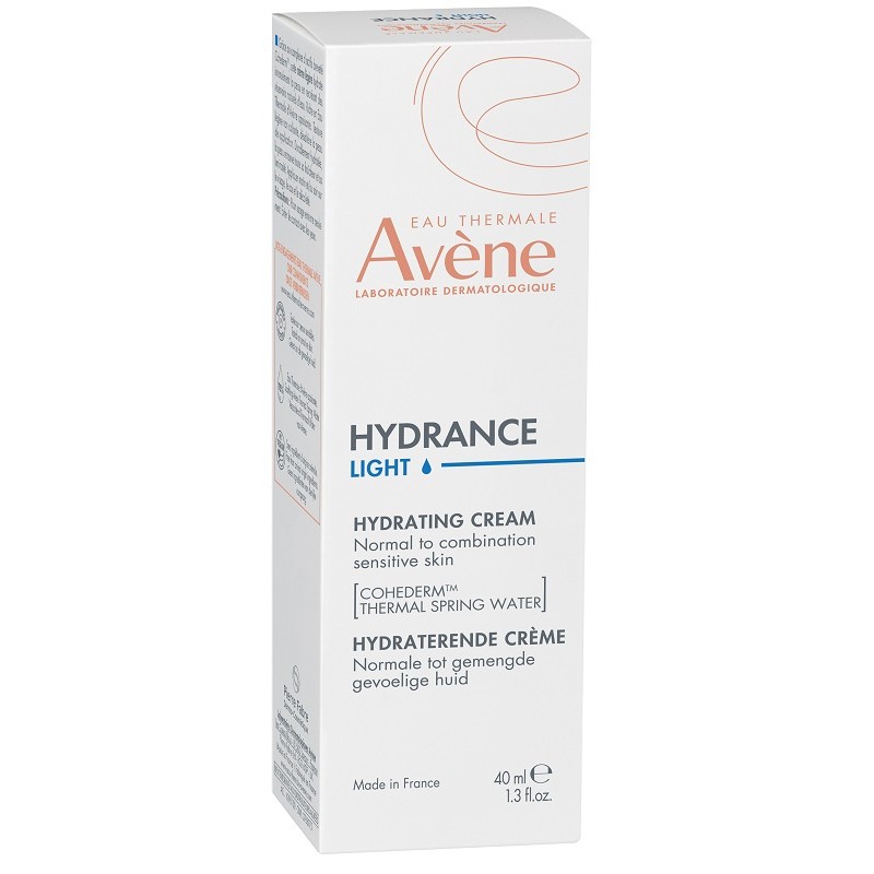 confezione di Avene Hydrance Light Crema Leggera Idratante e Lenitiva 40ml confezione di Avene Hydrance Light Crema Leggera Idratante e Lenitiva 40ml
