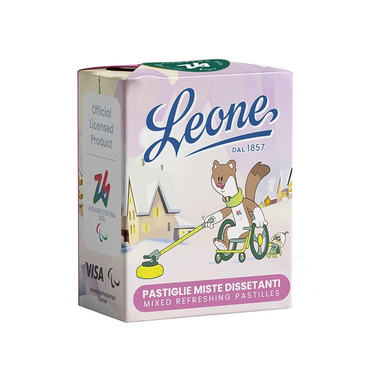 Pastiglie Leone Paracurling Miste Dissetanti per Freschezza e Sollievo Gola 27g Pastiglie Leone Paracurling Miste Dissetanti per Freschezza e Sollievo Gola 27g