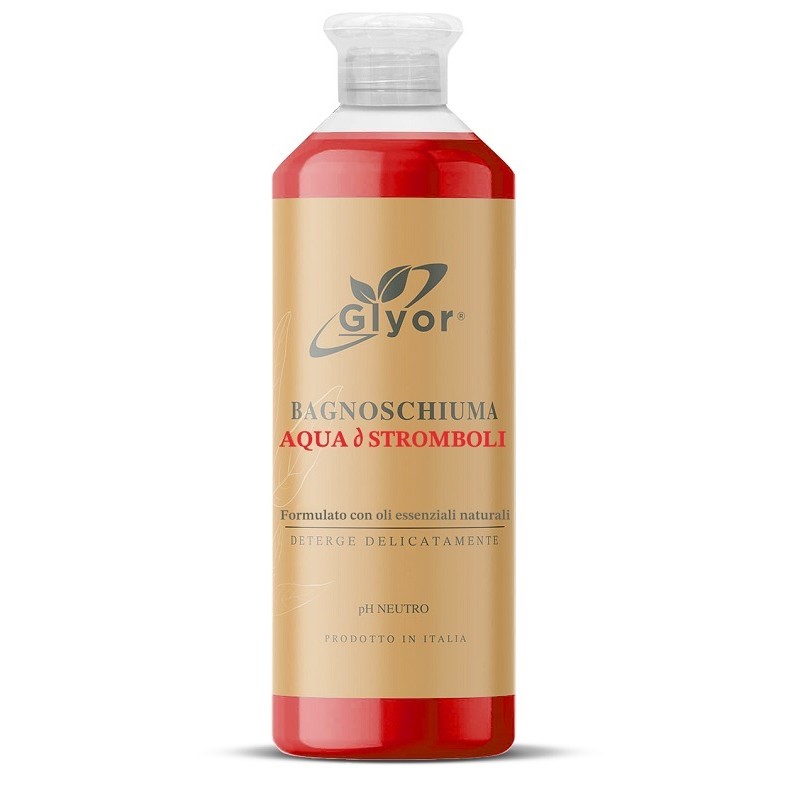 Glyor Bagnoschiuma Acqua di Stromboli detergente delicato pH 5.5 500ml Glyor Bagnoschiuma Acqua di Stromboli detergente delicato pH 5.5 500ml