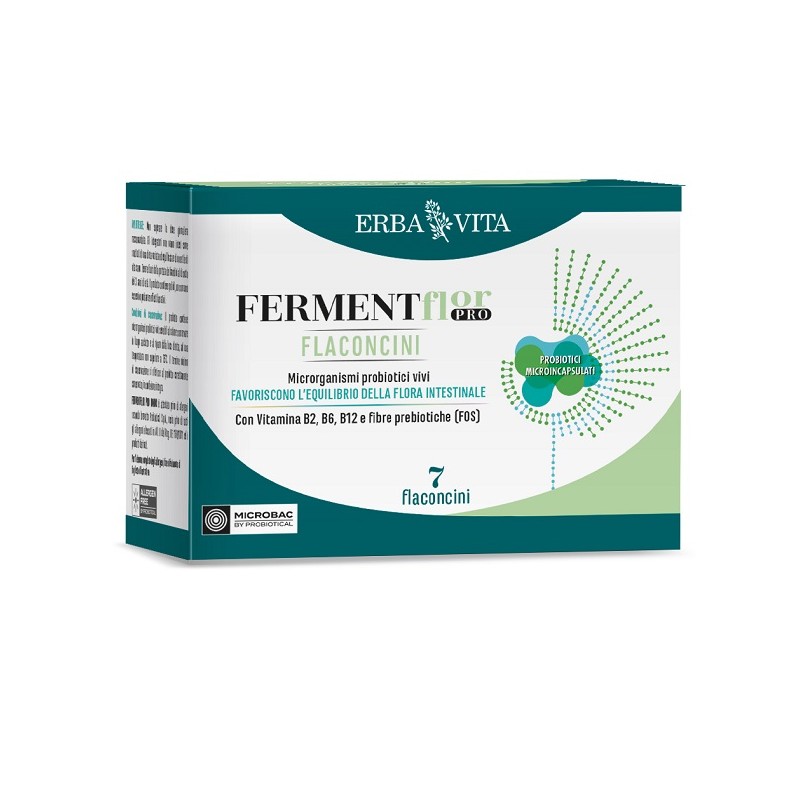 Formato di Fermentflor Pro Integratore per Benessere Intestinale 7 Flaconcini da 10ml Formato di Fermentflor Pro Integratore per Benessere Intestinale 7 Flaconcini da 10ml