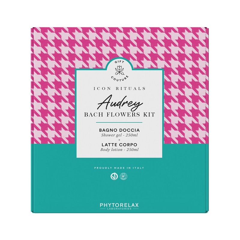 Phytorelax Icon Rituals Audrey Bach Flowers Kit per Relax Corpo Bagno Doccia + Latte Corpo 250ml