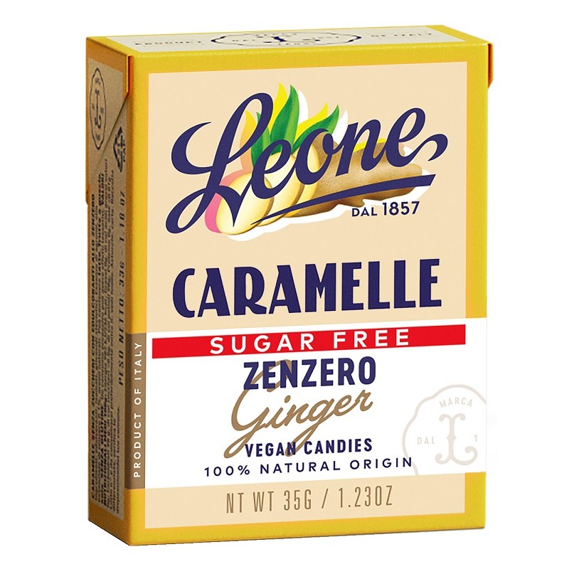 Pastiglie Leone Stevia Zenzero per Digestione e Alito Fresco 35g Pastiglie Leone Stevia Zenzero per Digestione e Alito Fresco 35g