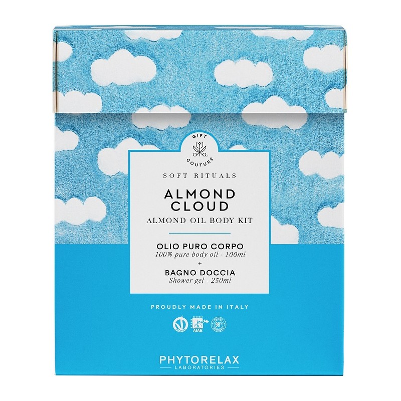 Phytorelax Soft Rituals Almond Cloud Body Kit per Idratazione e Nutrimento Corpo Olio 100ml + Bagno Doccia 250ml Phytorelax Soft Rituals Almond Cloud Body Kit per Idratazione e Nutrimento Corpo Olio 100ml + Bagno Doccia 250ml