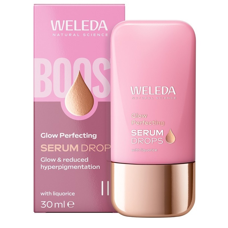confezione di Weleda Glow Perfecting Siero Illuminante Viso 30ml confezione di Weleda Glow Perfecting Siero Illuminante Viso 30ml