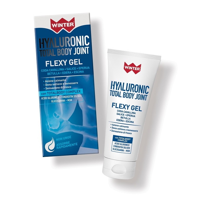 Winter Hyaluronic Total Body Joint Flex Gel per Sollievo Articolare e Muscolare 75ml Winter Hyaluronic Total Body Joint Flex Gel per Sollievo Articolare e Muscolare 75ml
