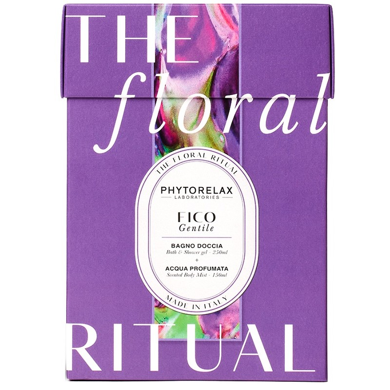 Phytorelax The Floral Ritual Fico Gentile Kit per Detergere e Profumare la Pelle 250ml+150ml Phytorelax The Floral Ritual Fico Gentile Kit per Detergere e Profumare la Pelle 250ml+150ml