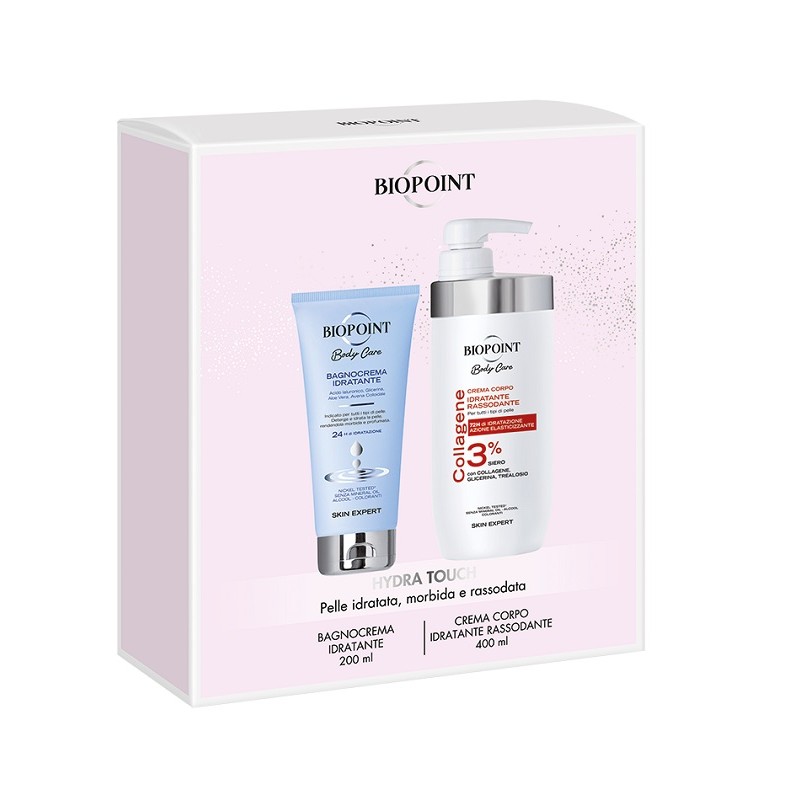 Biopoint Hydra Touch New kit corpo idratante e rassodante con bagnocrema 200ml + crema 400ml