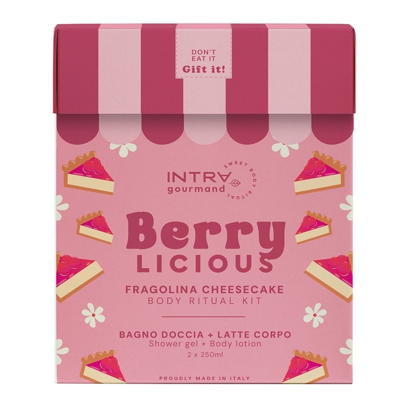 Body Ritual Kit Intra Gourmand Berry Licious per Idratazione e Profumazione Corpo 2x250ml Body Ritual Kit Intra Gourmand Berry Licious per Idratazione e Profumazione Corpo 2x250ml