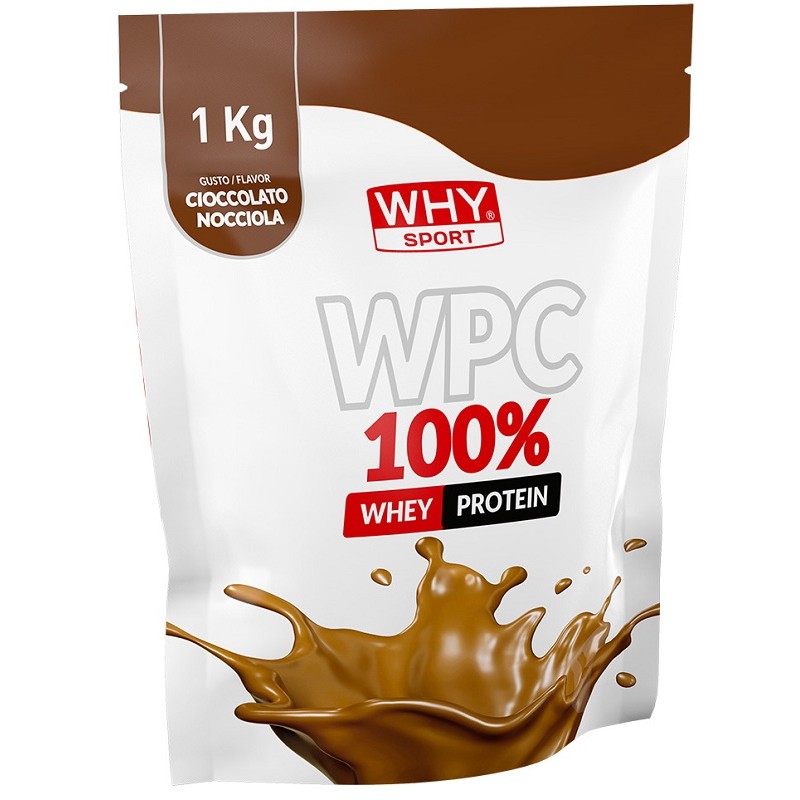 Whysport Wpc 100% Whey proteine del siero per crescita muscolare busta da 1.000g Whysport Wpc 100% Whey proteine del siero per crescita muscolare busta da 1.000g