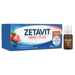 confezione di Zetavit Memo Plus Integratore Memoria e Concentrazione 12 Flaconcini 8ml confezione di Zetavit Memo Plus Integratore Memoria e Concentrazione 12 Flaconcini 8ml